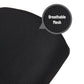 Mind Reader Lumbar Support Cushion for Office Chair and Car Seat, Memory Foam, Posture Corrector, Versatile Lower Back Cushion, 13.5"L x 4"W x 12.25"H, Black