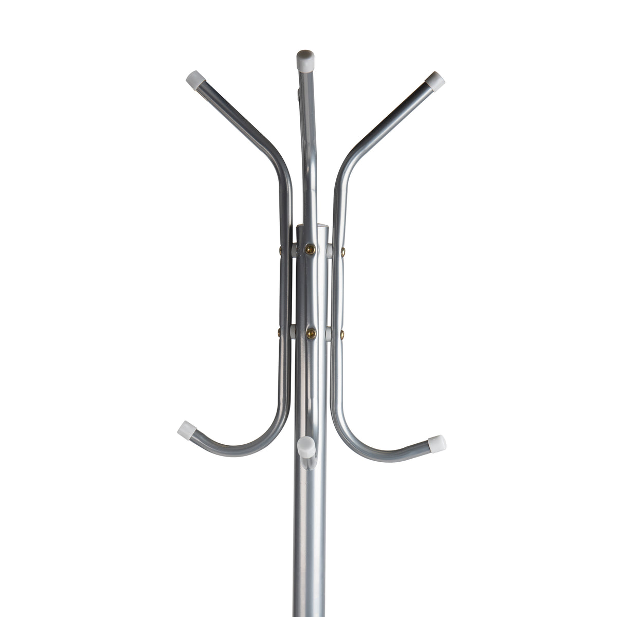 Mind Reader Freestanding Coat Rack, Multi-Hook Organizer for Office or Entryway, Metal