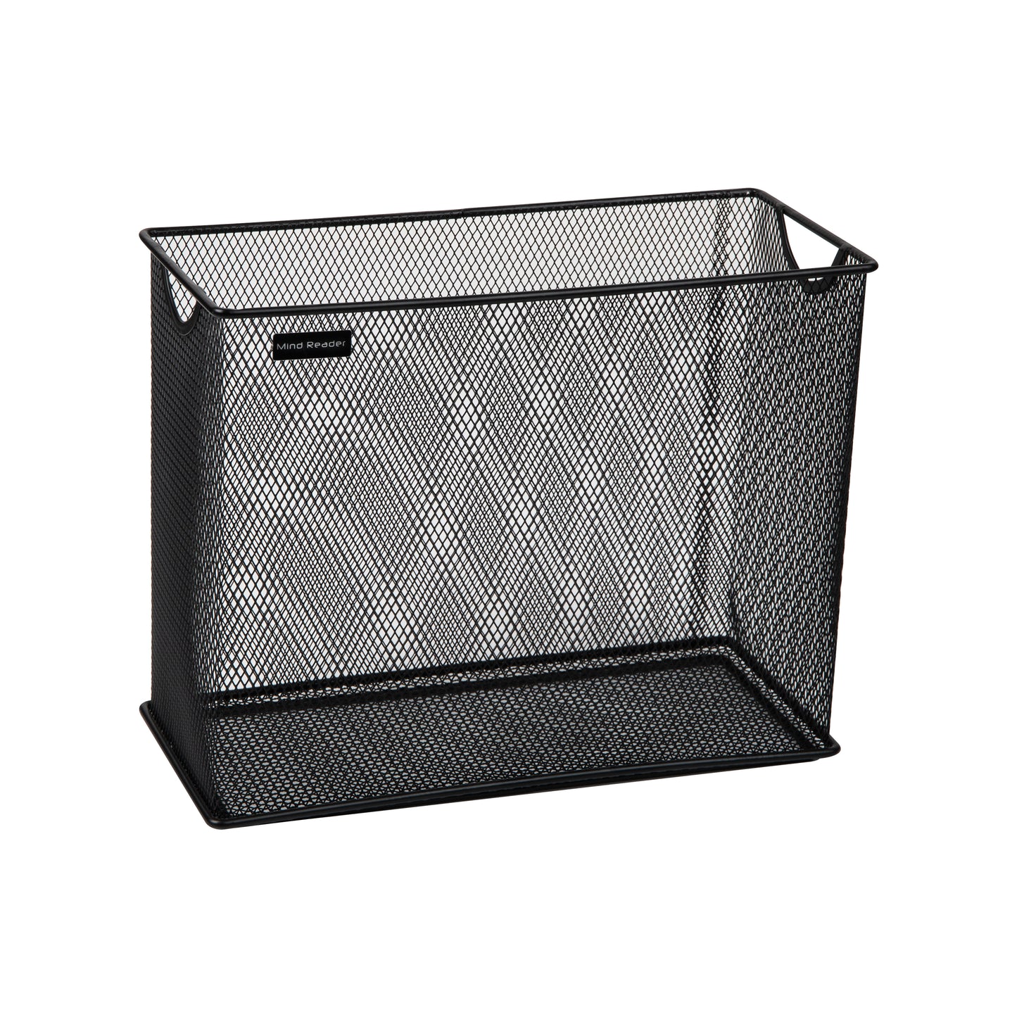 Mind Reader Vertical File Storage, Desktop Organizer, Hanging Files, Office, Metal Mesh, 12.25"L x 5.5"W x 10"H