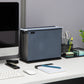 Mind Reader Vertical File Storage, Desktop Organizer, Hanging Files, Office, Metal Mesh, 12.25"L x 5.5"W x 10"H