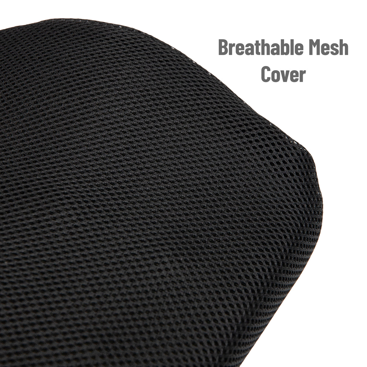 Mind Reader Lumbar Support Cushion for Office Chair and Car Seat, Memory Foam, Back Pain Relief, Improves Posture, 14.5"L x 5"W x 18.5"H